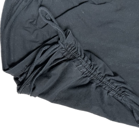 PRINCESS POLLY BLACK EVANT” SHORT SLEEVE CROPPED FITTED TOP SIZE 0 - Picture 3 of 6